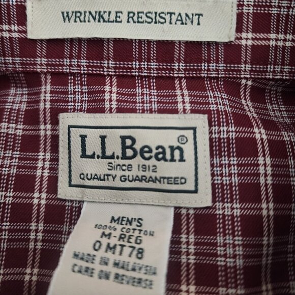 L.L. Bean Men's Long Sleeve Button-Down Shirt - Picture 11 of 12